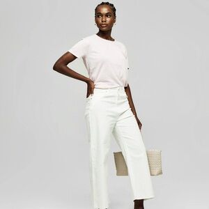 The Reset Everyday Knit Tee in Ivory Size Medium